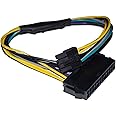24-Pin to 8-Pin 18AWG ATX PSU Power Supply Adapter Cable for Motherboards