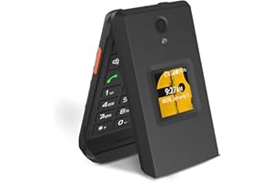 Unifone S22 – Téléphone à rabat robuste débloqué (16 Go) avec écran tactile de 2,8", Android 11, résistant à l'eau IP68, 4G L