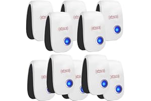 WYEWYE Ultrasonic Pest Repeller 10 Packs, Indoor Pest Control, Ultrasonic Pest Repellent for Home,Kitchen, Office, Warehouse, Hotel Mouse Repellent