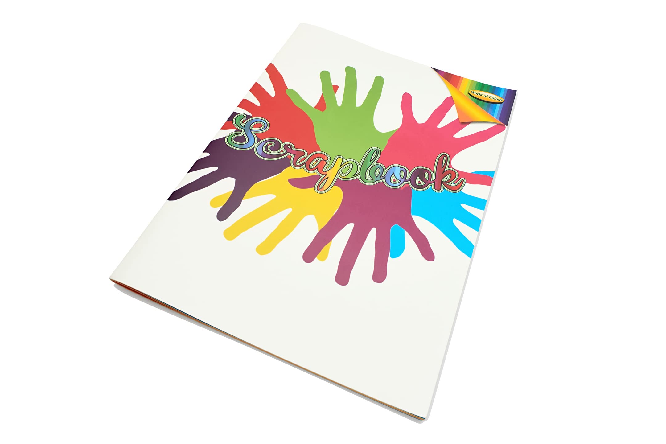 Premier Stationery World of Colour A4 Scrapbook, Assorted Coloured Pages, For School, Office & Home, Ideal for Art & Crafts, Scrapbook Paper (Craft Book - 60 Art Paper)