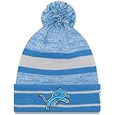 New Era Unisex-Adult NFL Official Sport Knit Classic Cuffed Knit Pom Beanie Hat