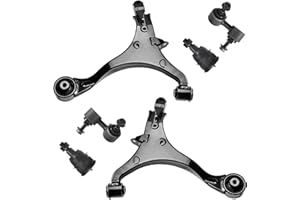 ASTARPRO - Front Lower Control Arms + Lower Ball Joints + Sway Bar Replacement for 2002-2006 Honda CR-V - 6pc Set