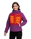 ORORO Women's Slim Fit Heated Jacket with Battery