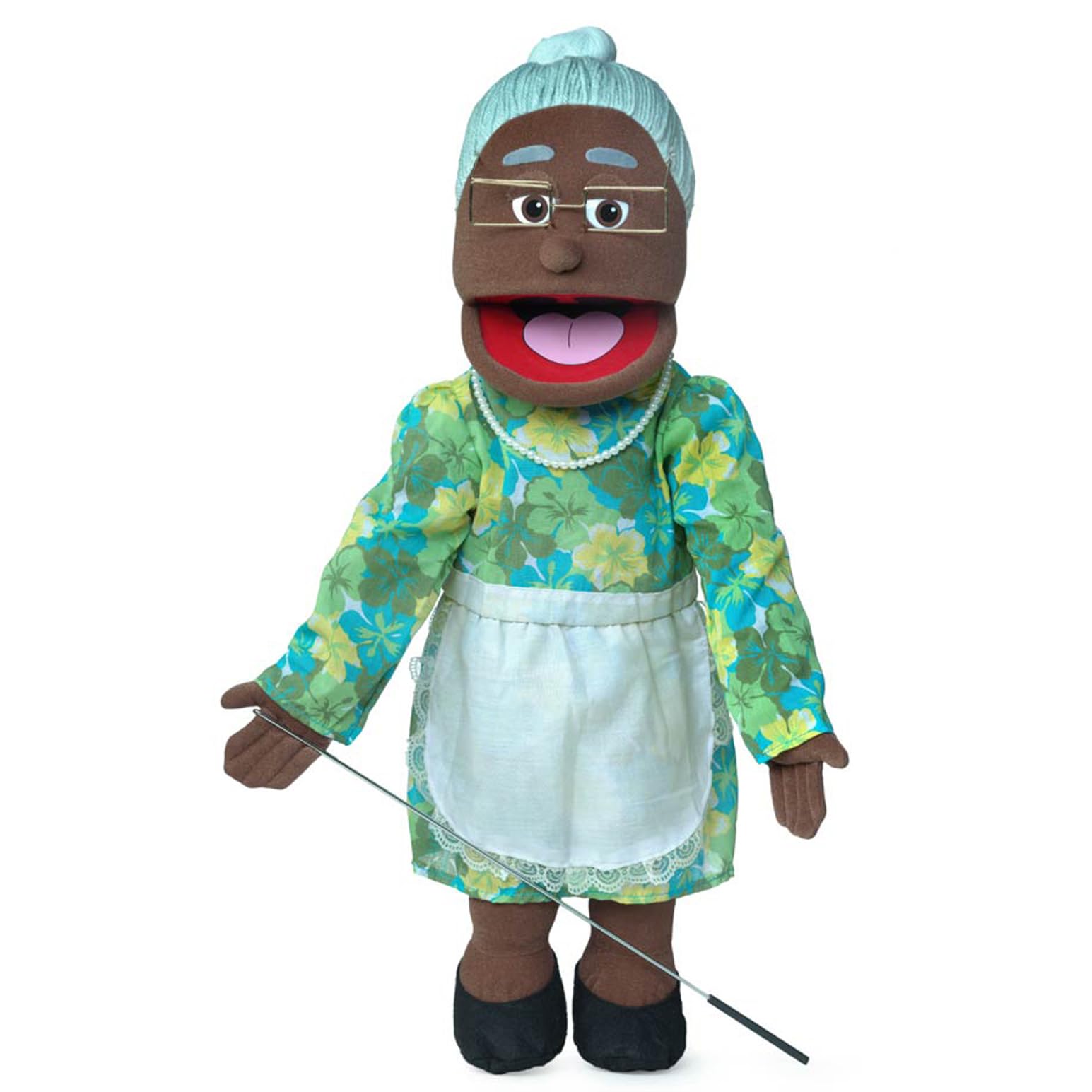 Granny, Black Grandmother, Full Body, Ventriloquist Style Puppet, 65cm