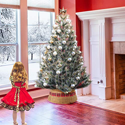 Rocinha Rattan Christmas Tree Collar Rustic Handcrafted Christmas