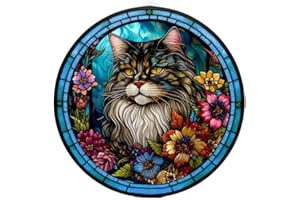 WUDWL Diamond Painting Kits for Adults - Cat DIY 5D Diamond Art Kits Full Drill Diamond Dots Paintings with Diamonds Gem Art and Crafts Home Decor 12x12inch