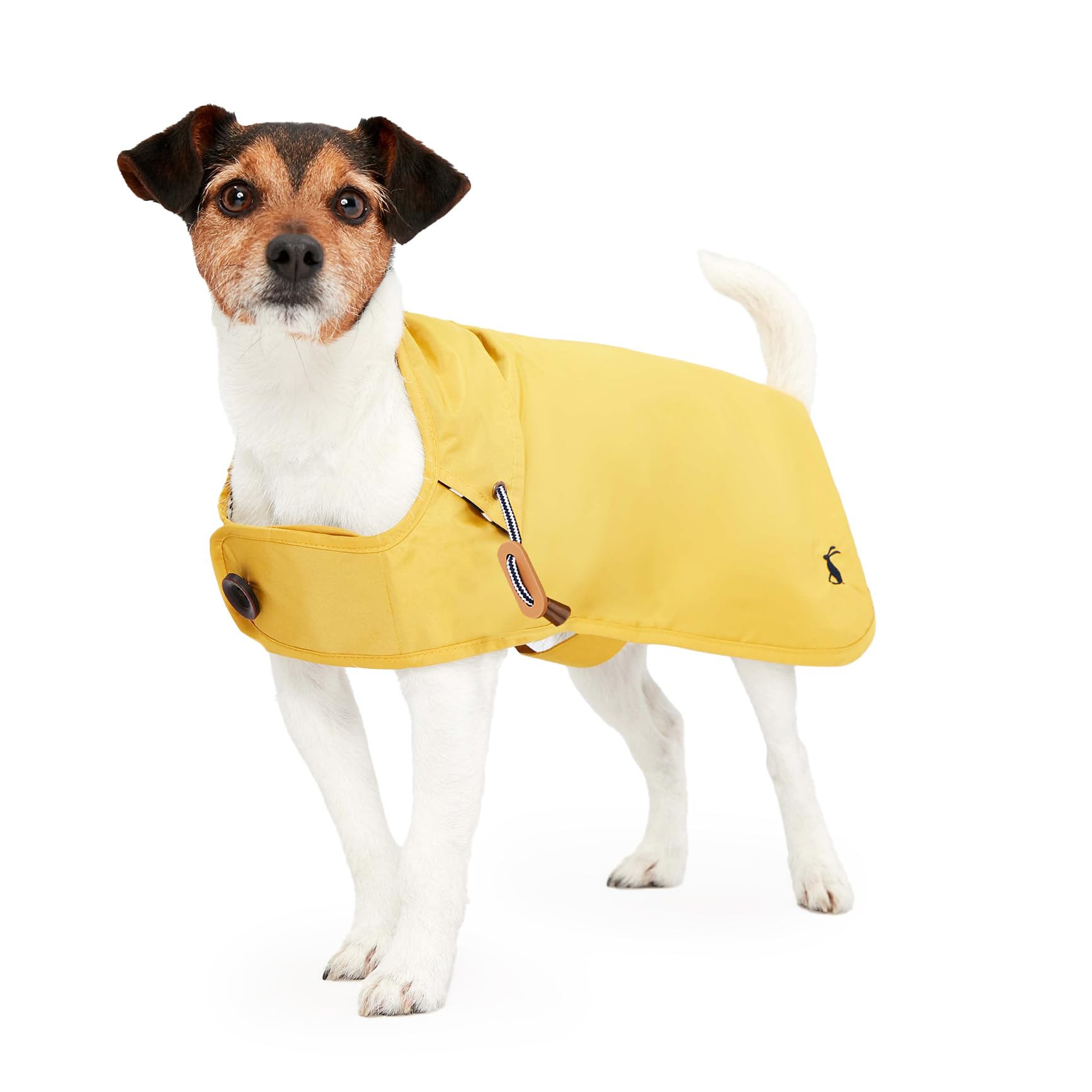 Rosewood x Joules Antique Gold Raincoat for Dogs, Extra Small, Washable, Lightweight, Water-Resistant Dog Coat for X-Small Dogs