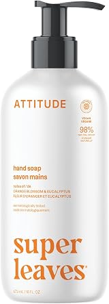 ATTITUDE Liquid Hand Soap Orange Blossom & Eucalyptus 473 mL