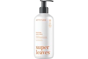 ATTITUDE Liquid Hand Soap, Made in Canada, EWG Verified, Plant and Mineral-Based, Vegan Personal Care Products, Orange Blosso