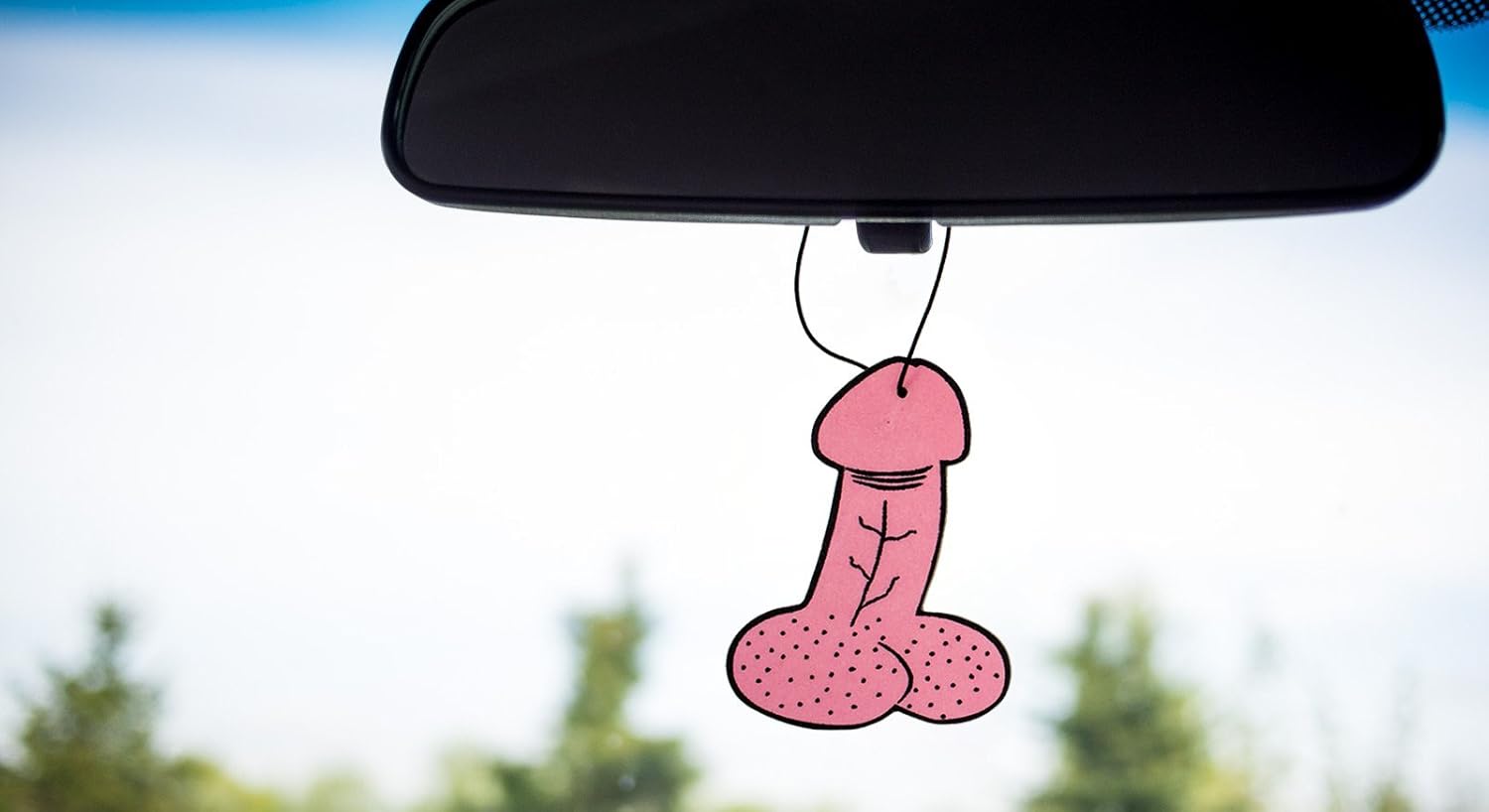Image: https://images-na.ssl-images-amazon.com/images/I/61bmlnSPB9L._SL1500_.jpg Image result for car air freshener penis