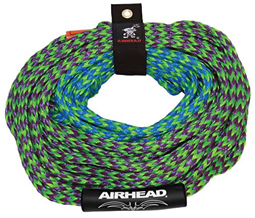 Kwik Tek Airhead Mega Slice 4-Rider Towable Tube Raft with 60-Foot Rope - Thumbnail 7