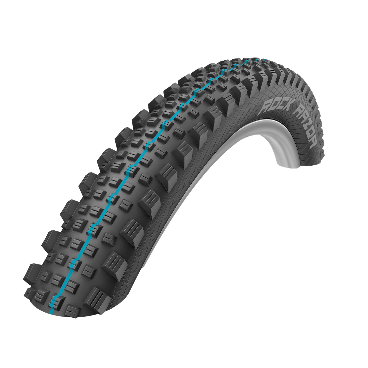 Schwalbe Unisex's Rock Razor Evo, Apex, Snakeskin, TLE Tyres, Black, 65-584, 27260RAZORAA