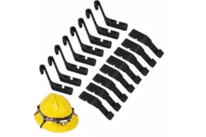 DEKELIY Hard Hat Light Clips Hard Hat Accessories for Headlamp Anti-Slip Stable Hardhat Headlamp Light Clips