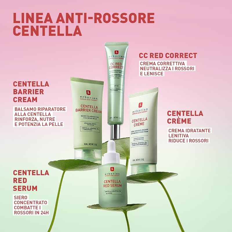 - Centella Barrier Cream - Balsamo Cica-Riparatore Anti-Arrossamenti Viso & Corpo - Ripara e Nutre la pelle - Cosmetici Coreani - 50 ml