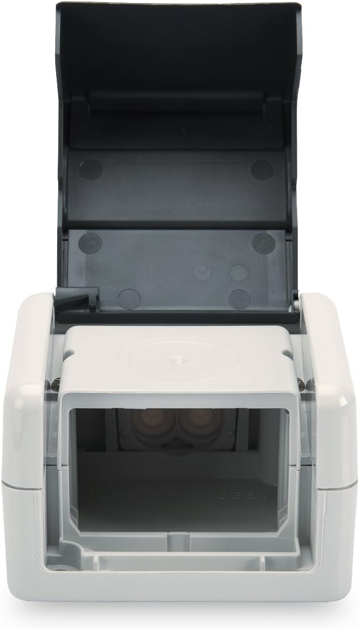 Outdoor Surface Mount Box for Keystone Modules Ip44 Surface Mount With Hinged Lid, DN-93844-OD - Image 4