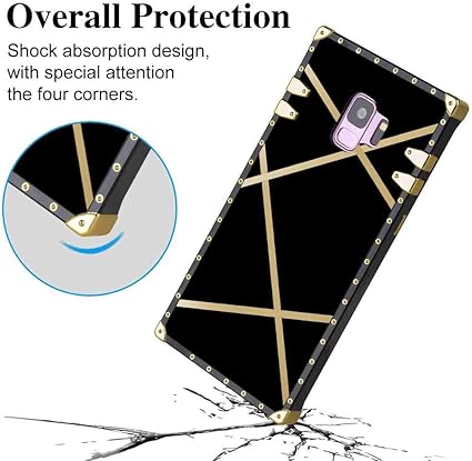 Amazon Com Square Corner Case Compatible Galaxy S9 2018 5 8