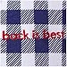 Halo SleepSack, 100% Cotton, Buffalo Check, Navy, Medium