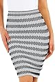 Belugue Women's Below the Knee Stretchy Bodycon Pencil Skirt for Office Wear