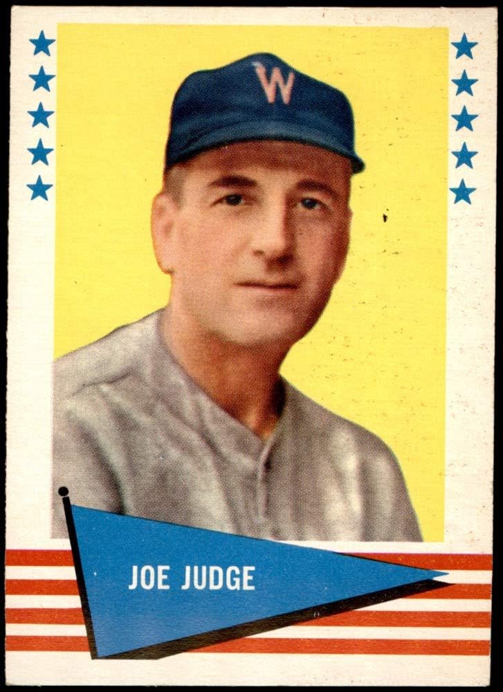 1961 Fleer 118 Joe Judge Washington Senators (Baseball