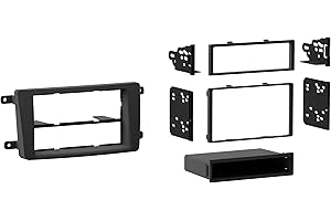 Metra 99-7516B Single DIN/Double DIN Installation Dash Kit for 2007-2009 Mazda CX9 (Black)