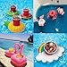 Xplanet Inflatable Drink Holders 12 Pack Unicorn Floats Inflatable Cup Coasters Holders for Summer Pool Party Water Fun Bath Supplies (12 pcs Colorful)