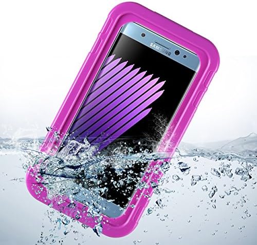 Universal Kickstand Waterproof Case w/ Lanyard for BLU R2 / Xiaomi Redmi 5C / Note 4 / Mi Mix 2 / Sony Xperia L1 / ZTE Axon 7S / Oppo A57 / Samsung Galaxy C7 / J7 / J7 Pro / J7 Perx / J7 V (Purple)
