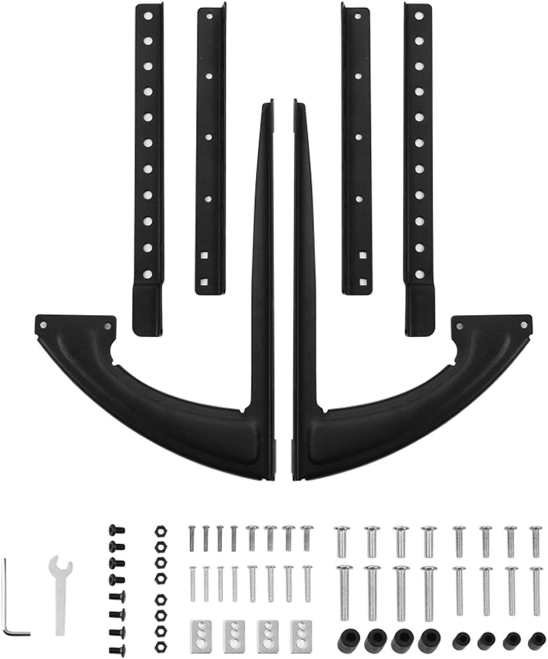 TAVR Universal Table Top TV Stand for Most 27 30 32 37 40 42 47 50 55 60 65 inch Plasma LCD LED Flat or Curved Screen TVs with Height Adjustment,VESA Patterns up to 800mm x 500mm,88 Lbs: Furniture & Decor