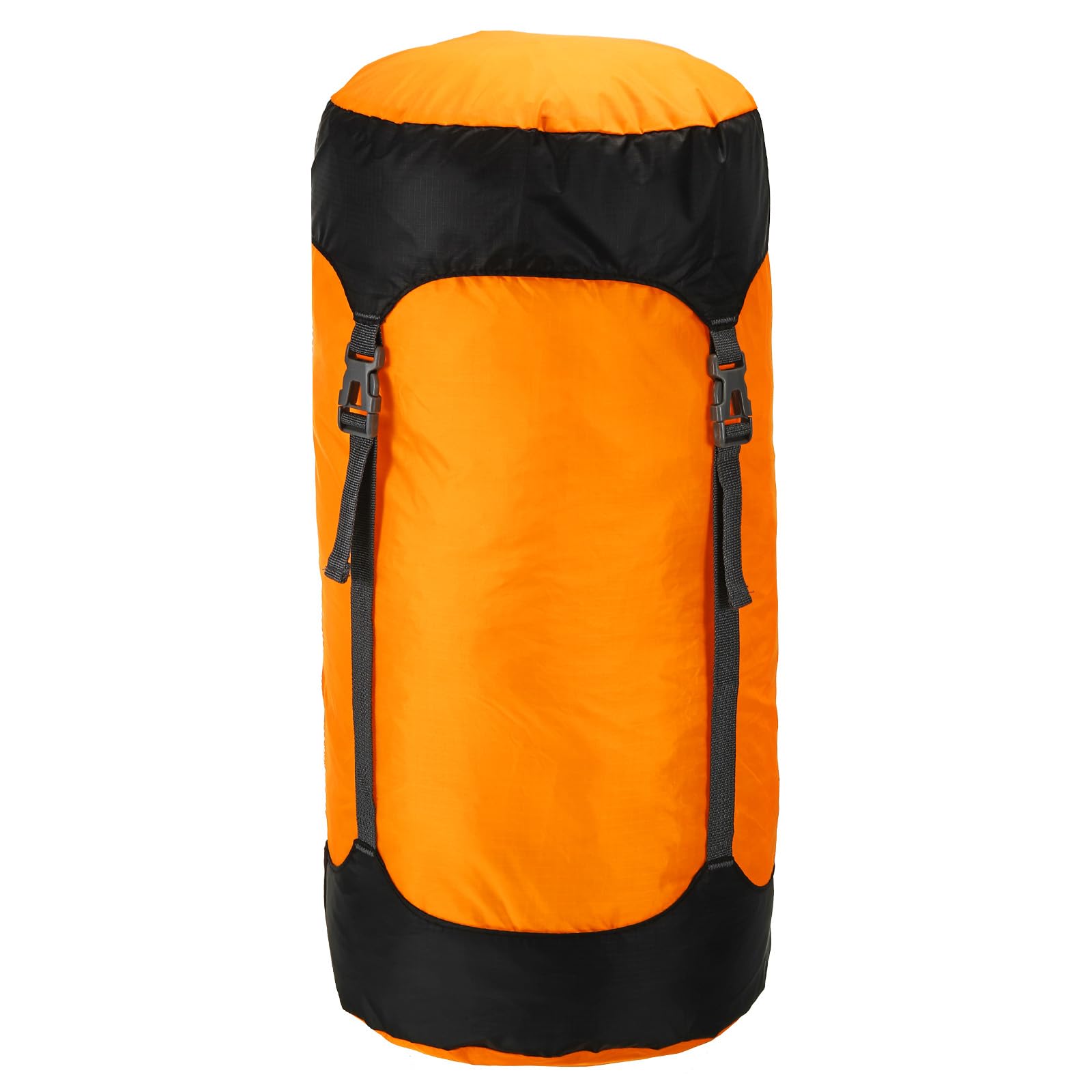 PATIKIL Compression Stuff Sack, 25L L Size Waterproof Sleeping Bag Storage Sack Portable Compression Bag for Backpacking Camping, Orange