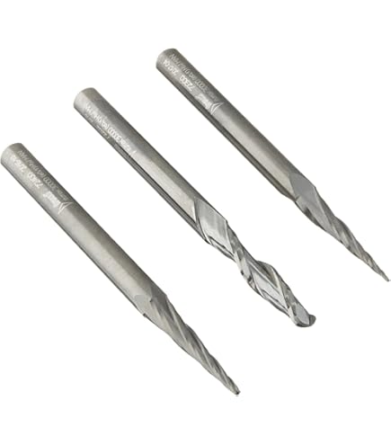 thumbnail image 2 of Freud 8-Piece CNC Router Bit Set With 1/4 Shank - TiCo Carbide General Purpose Bits For Wood, Plastic & Aluminum 2 of 11