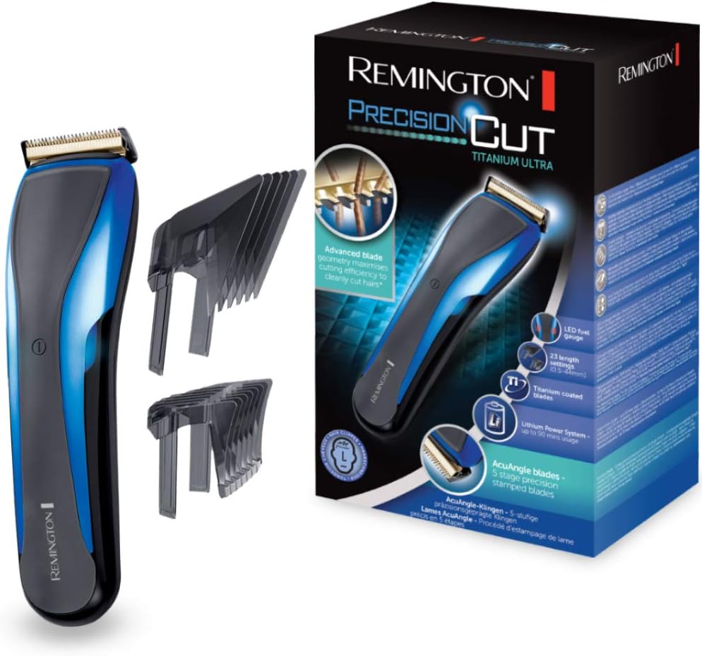 Remington HC5900 Precision Cut Titanium Ultra Hair Trimmer with