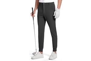 SERAMY Men's Golf Joggers Pants Slim Fit Stretch Sweatpants Work Dress Casual Running Pants for Men with 5 Pockets