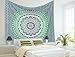 Labhanshi Indian Mandala Tapestry Hippie Hippy Wall Hanging Throw Bedspread Dorm Tapestry Decorative Wall Hanging, Ombre Mandala Tapestries