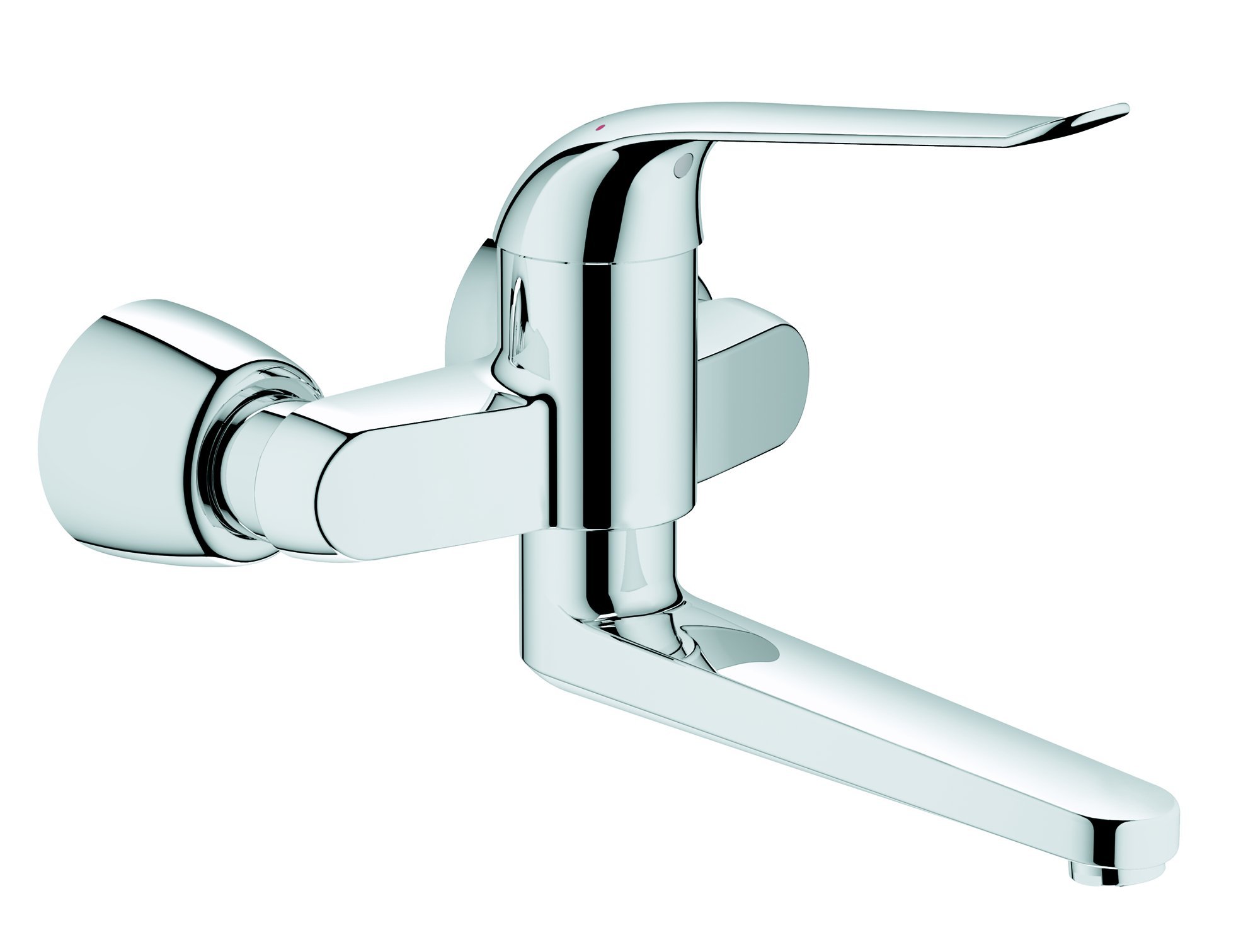 GROHE 32774000 Euroeco Special Basin Mixer Tap, Wall Mounted