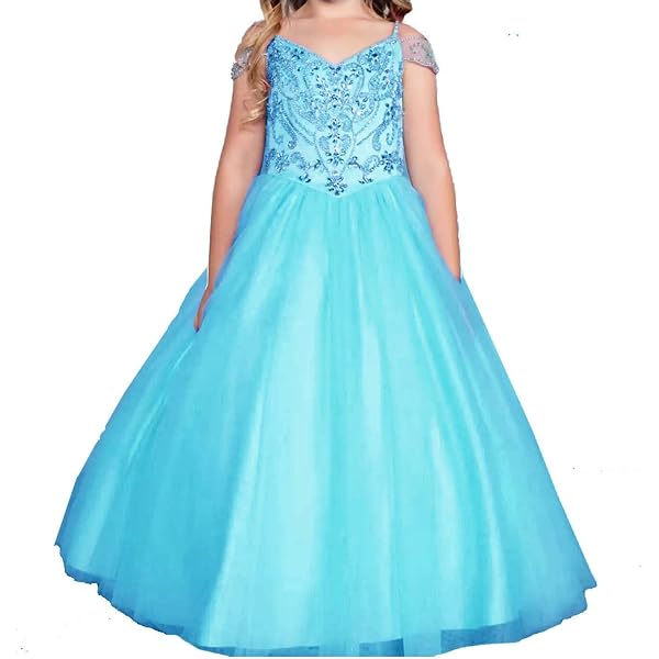 strapless open back dress Green Sparkly Tulle Prom Dresses with Slit Off the Shoulder Formal Dre –  Viniodress main image 1