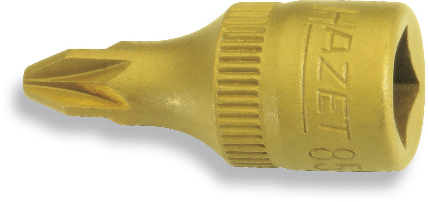 HAZET 8507-PZ1 Pozidriv Profile PZ Screwdriver Socket - CVD-Tin Coated