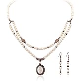 Rustic Couture's Western Necklace for Women Cowgirl Vintage Turquoise Country Jewelry