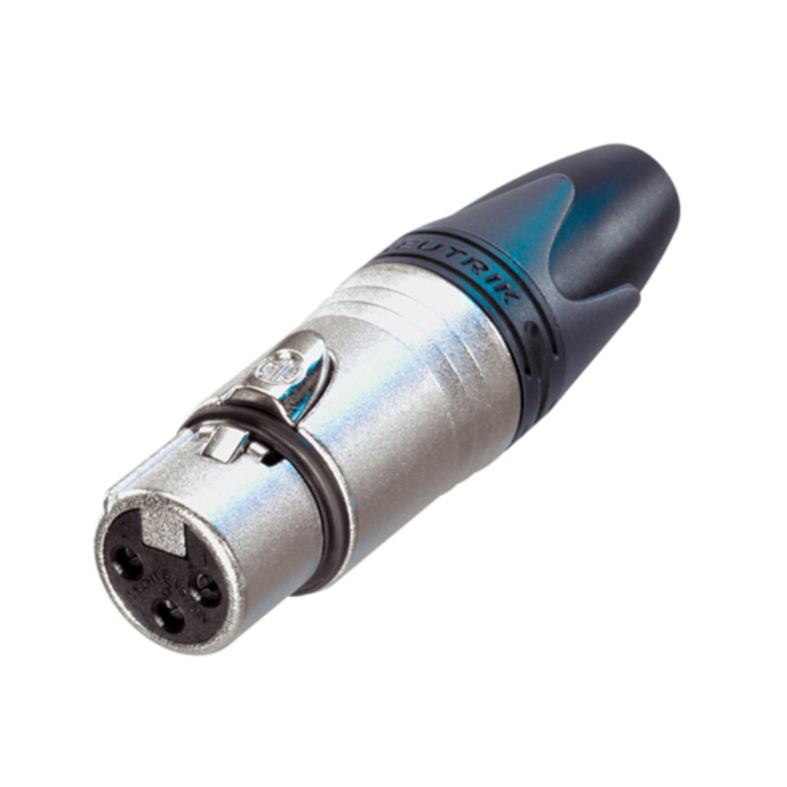 Neutrik | 3-pole XLR Line Socket | NC3FXX,Silver, Black
