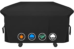 ZBXFCSH Heavy Duty 600D Griddle Cover Compatible with 28‘’ Blackstone Griddle 5483 and Royal Gourmet 4 Burner GD400 Series Cooking Station with Hood Also fits Cuisinart 28” Griddler