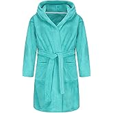 Boys Girls Bathrobe Soft Towel Hooded Robe Terry Cloth Cotton Bathrobe