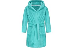BEST FOR ALL Boys Girls Bathrobe Soft Towel Hooded Robe Terry cloth Turkish Cotton Bathrobe