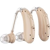 LapEasy Hearing Aids for Seniors Rechargeable with Noise Canceling, Hearing Amplifier for Adults, Sound Amplifier for Hearing Loss - in Ear - with Volume Control