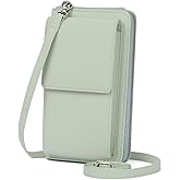 SENDEFN Small Crossbody Cell Phone Purse for Women Leather Cellphone Bags Wallet Purses with Multi Card Slots