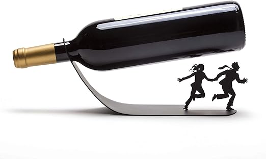 Amazon Com Artori Design Black Metal Wine Bottle Holder Special