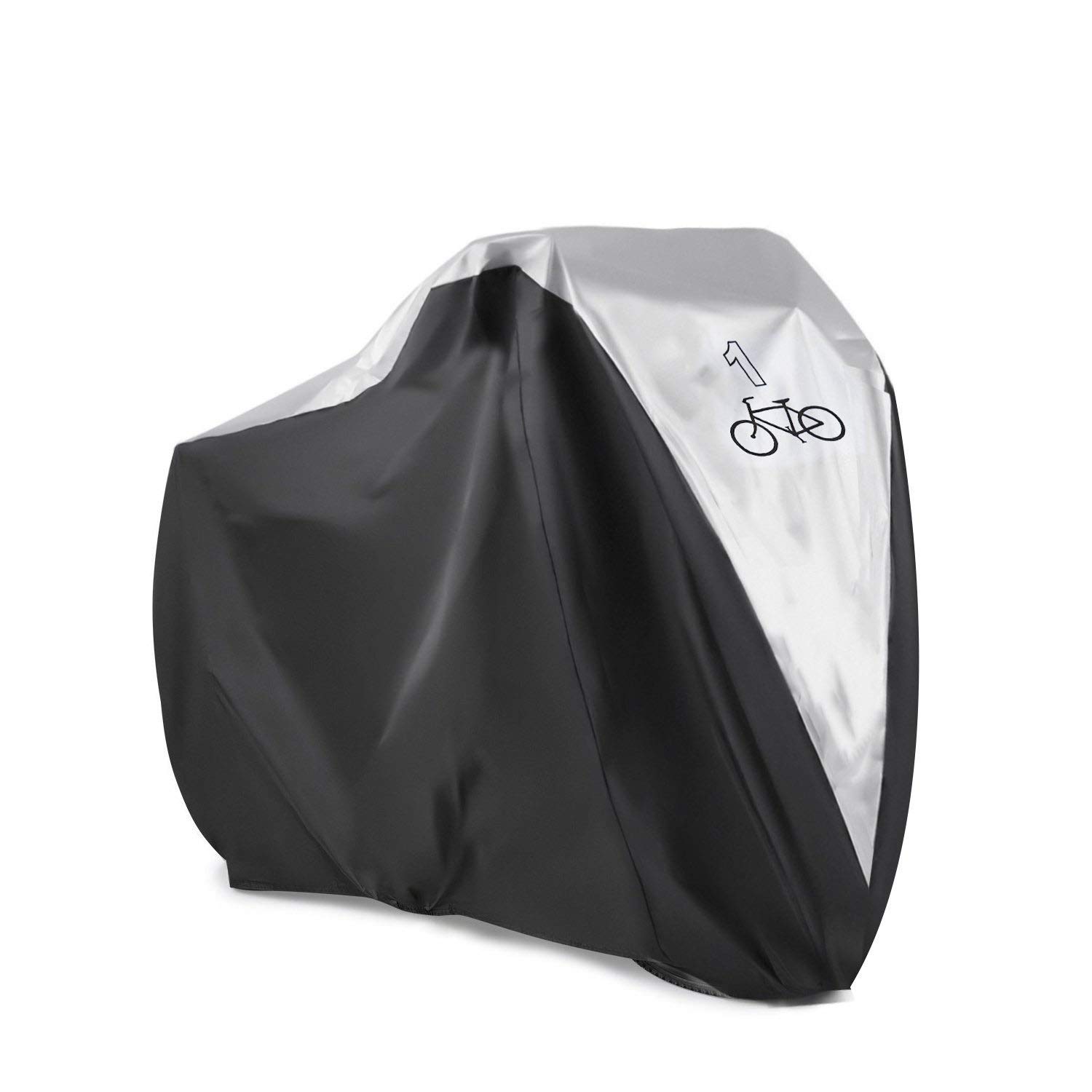 KOKOMALL Bike Cover for 1 Bike Waterproof Outdoor Indoor Bicycle Covers for Outside Storage Dustproof UV Protection