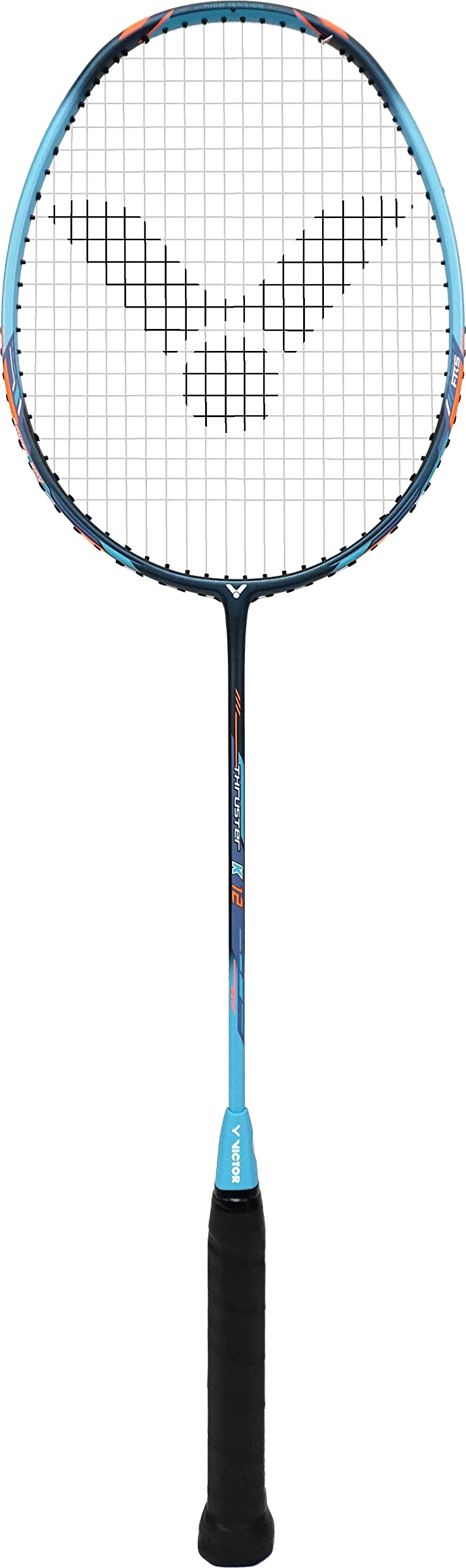 VICTOR Thruster K 12 M Badminton Racket Bright Sky Blue 68 cm Unstrung