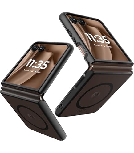 Custodia Robusta Magnetica Sottile Fibra Di Carbonio Per Motorola - Foto 14