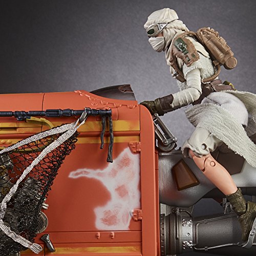 Star Wars The Black Series Rey's Speeder (Jakku) and Figure