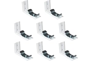 Vertical Blinds Repair Part Strong & Long Lasting Vertical Blinds Brackets L- Shaped Brackets for Household Window Blinds