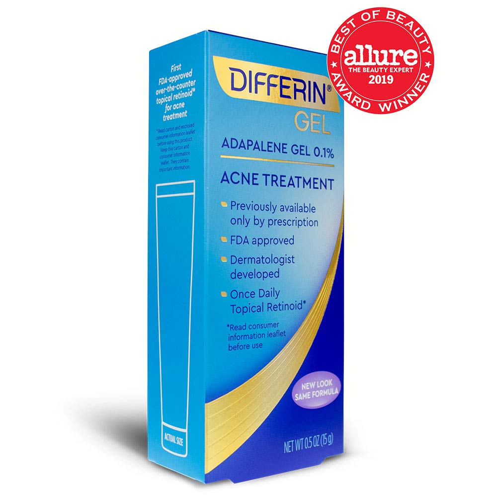 Differin Adapalene Gel 0.1 Acne Treatment, 15g, 30 Day Supply, 0.5