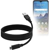 BoxWave Cable Compatible with AT&amp;T Fusion 5G - DirectSync - USB 3.0 A to USB 3.1 Type C, USB C Charge and Sync Cable - 6ft - Black